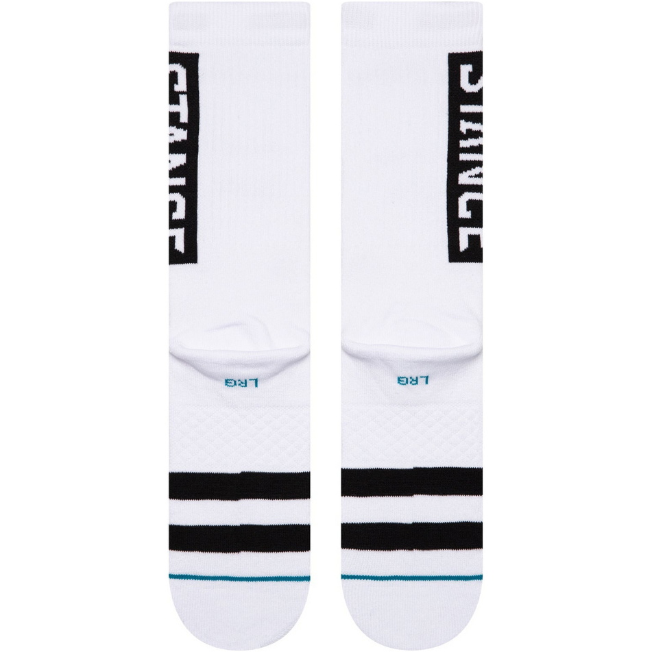 2026 Stance Unisex OG Crew Sock M556D17OGG - White